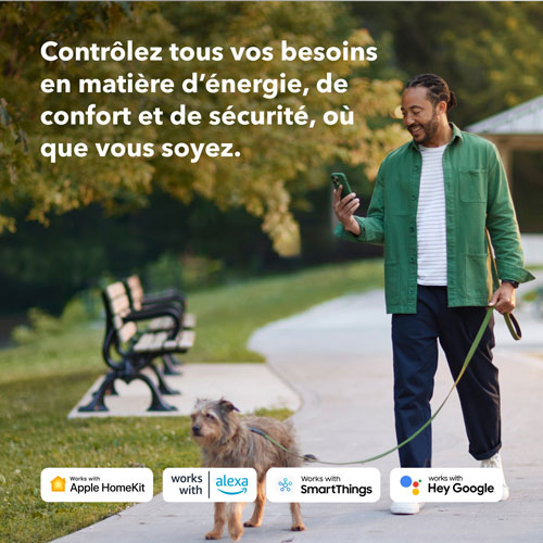 ecobee Wi-Fi Smart Thermostat Enhanced - Black