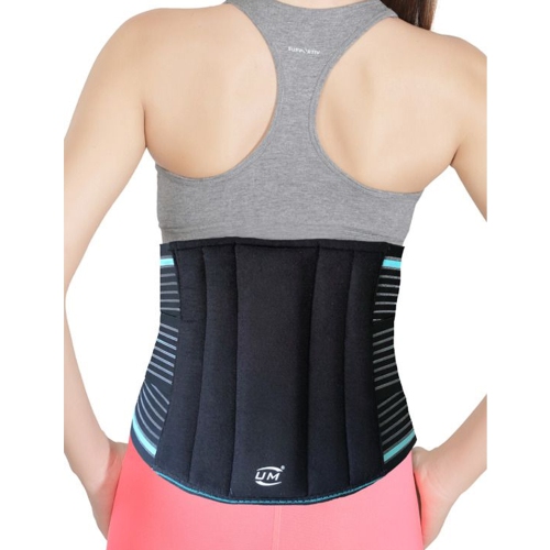 Breathable Waist Lumbar Lower Back Support Belt With Dual Adjustable Straps