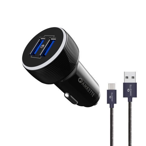 2 Port USB Chargeur rapide pour l'auto Quick Charge 3,0 Multi Protection Recharge dans l'auto