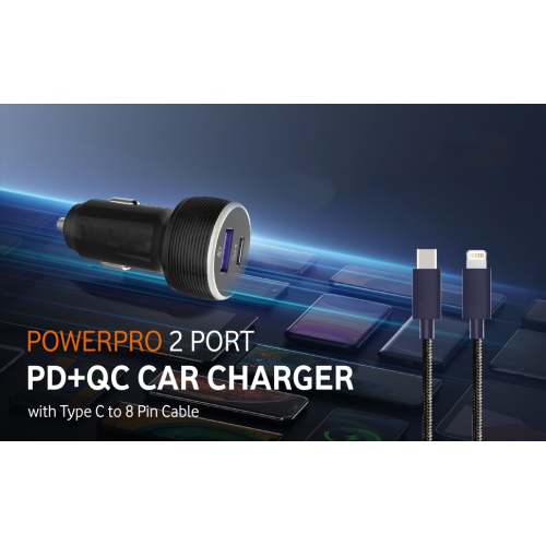2 Port USB Chargeur rapide pour l'auto Quick Charge 3,0 Multi Protection Recharge dans l'auto