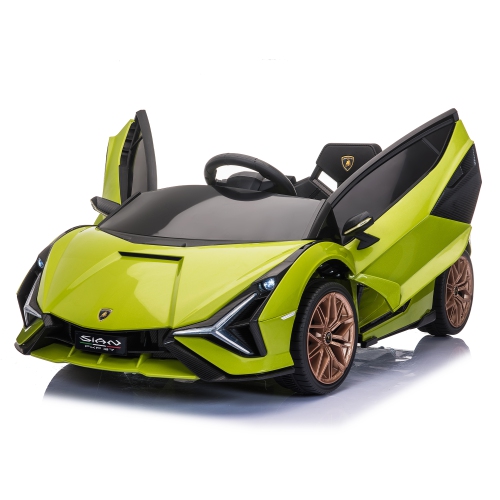 Tobbi 12V Kids Battery-Operated Cars Power Wheels Ride-On with Remote  Control, Engine Starting Sound Licensed Lamborghini SIAN FKP37, Green |  Best Buy Canada