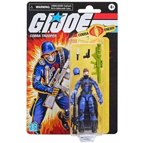 GIJOE  G.i. Joe Retro 3.75 Inch Action Figure Wave 1 - Cobra Trooper Who doesn't love the nostalgia of toys from their childhood?