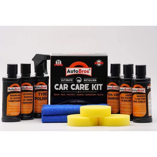 11pcs Auto Bros Large Car Care Kit Fine Body Compound Repair Polish Paint Remover Care , Car Care Detailing Car Kit