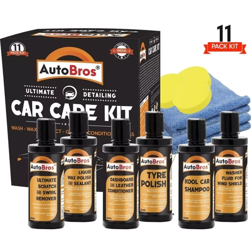 11pcs Auto Bros Large Car Care Kit Fine Body Compound Repair Polish Paint Remover Care , Car Care Detailing Car Kit