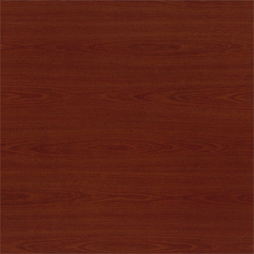 Series C 72"W U-Shaped Desk with Mobile File Cabinet in Mahogany-Engineered Wood