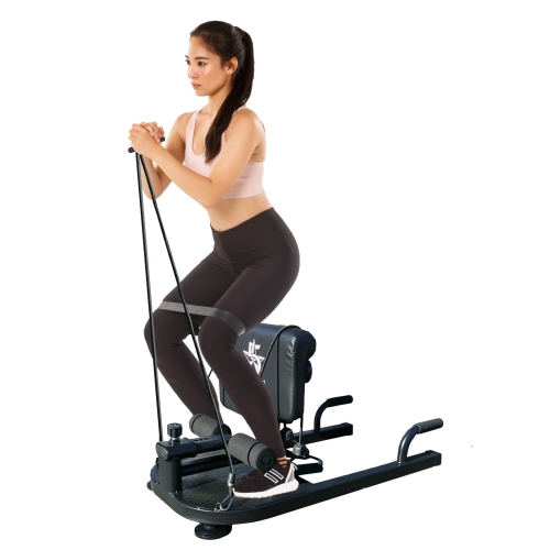 X Factor™ Multi Function Deep Sissy Squat Bench 8 in 1 Home Gym Workout Station Leg and AB Exercise Machine, with 2x Exercise Handles Abdominal