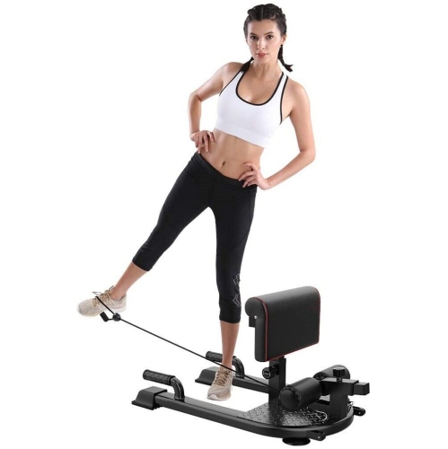 X Factor™ Multi Function Deep Sissy Squat Bench 8 in 1 Home Gym Workout Station Leg and AB Exercise Machine, with 2x Exercise Handles Abdominal