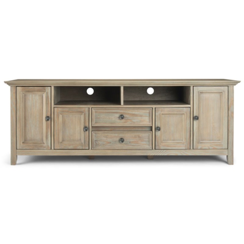 Trent Home Contemporary 72" TV Stand in Distressed Gray