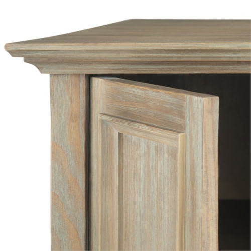 Trent Home Contemporary 72" TV Stand in Distressed Gray