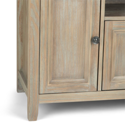 Trent Home Contemporary 72" TV Stand in Distressed Gray