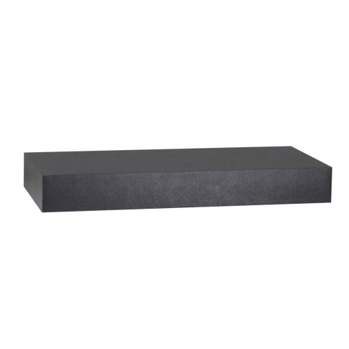 ITY International - Mini Individual Wooden Floating Shelf, 16" x 5.1" x 1.5", Black