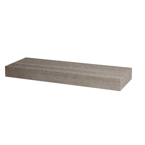 ITY International - Mini Individual Wooden Floating Shelf, 16" x 5.1" x 1.5", Taupe Grey