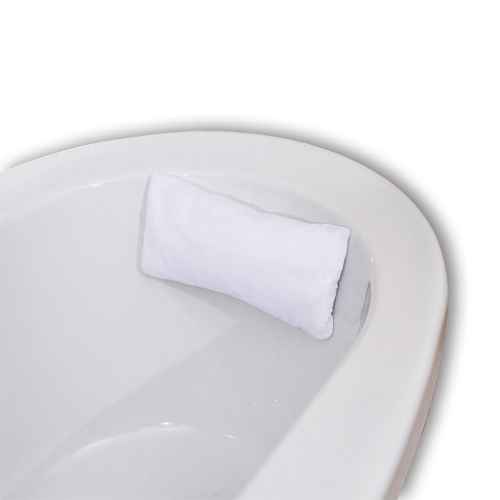 ITY International - Luxury Bath Pillow, 15" x 7", White