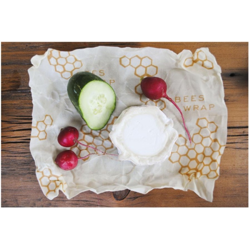 Beeswax Food Wrap - Honeycomb Design, 3 Pack