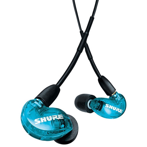 Shure SE215SPE In-Ear Sound Isolating Headphones - Blue