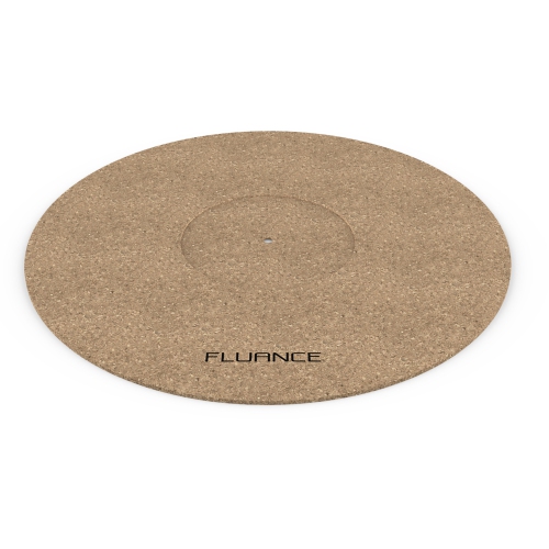 Fluance HiFi Vinyl Record Weight 760 gram Steel and Cork Platter Mat