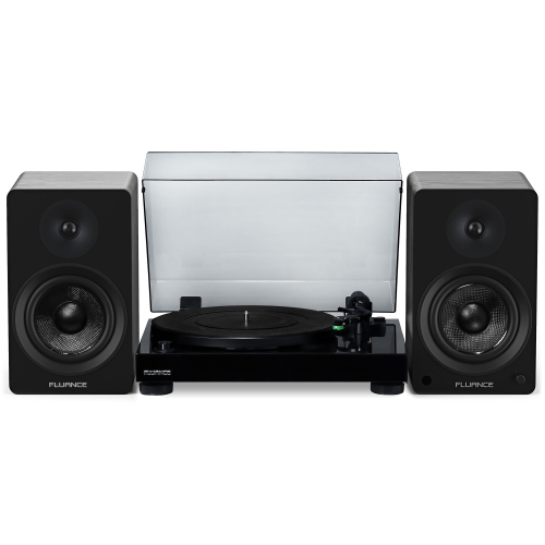 Fluance RT81 Elite High Fidelity Vinyl Turntable and Ai61 Powered 6.5" Stereo Bookshelf Speakers
