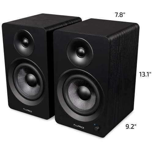 Fluance RT81 Elite High Fidelity Vinyl Turntable and Ai61 Powered 6.5" Stereo Bookshelf Speakers