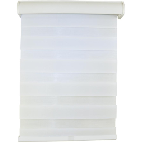 VERSAILLES  24" X 48" Eggshell Cordless Fabric Window Blind