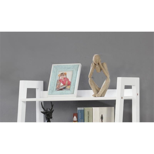 Furniture of America Ploomer Transitional Wood 1-Drawer Bookcase in White