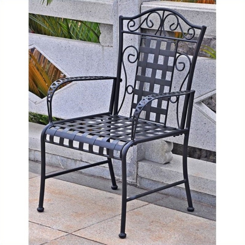 PEMBERLY ROW  Patio Dining Chair In (Set Of 2) In Black