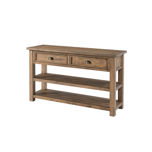 MARTIN SVENSSON HOME  Monterey Solid Wood 2 Drawer Sofa Console Table Natural