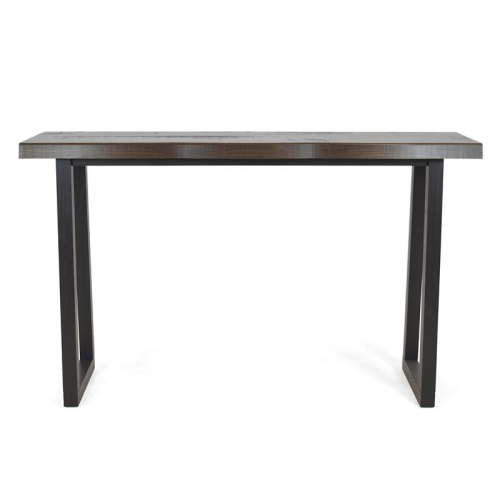 Jennings Cherry and Ebony Solid Wood Live Edge Sofa Bar Table