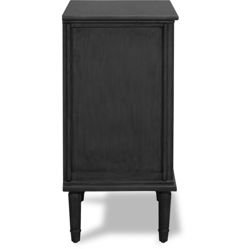 Finch Webster 3 Drawer Storage Cabinet Dark Gray