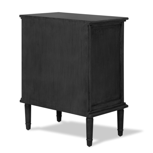 Finch Webster 3 Drawer Storage Cabinet Dark Gray