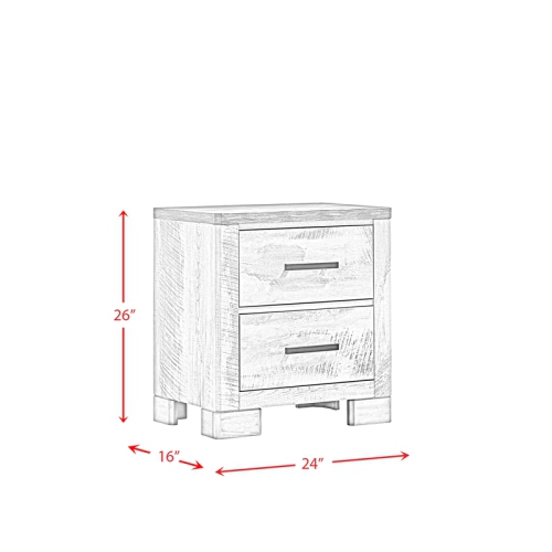 Picket House Furnishings Adam 2-Drawer Nightstand