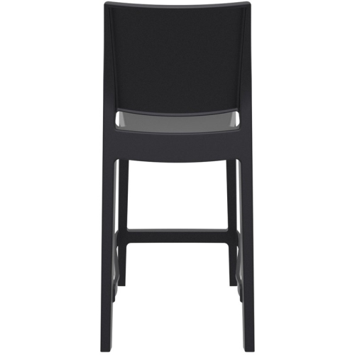 Compamia Siesta Maya Resin 25.6" Counter Stool in Black