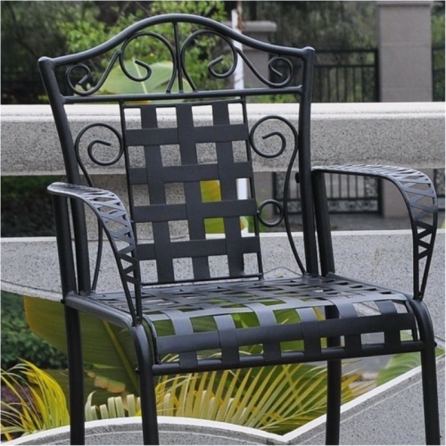 Bowery Hill Iron Patio Bar Stool