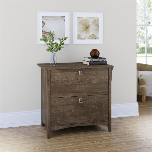 Scranton & Co Furniture Salinas 2 Drawer File Cabinet in Ash Brown