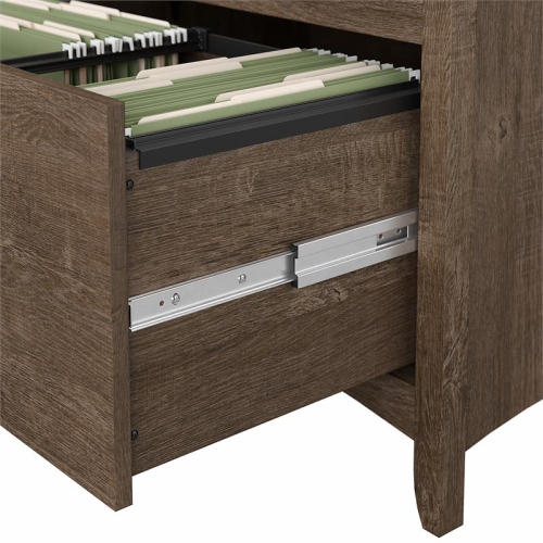 Bush Furniture Salinas 2 Drawer File Cabinet in Ash Brown