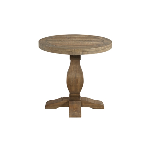 MARTIN SVENSSON HOME  Napa Solid Wood Round End Table Reclaimed Natural Brown