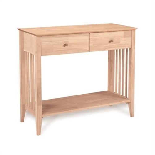 PEMBERLY ROW  Unfinished Wood Mission Styled Console