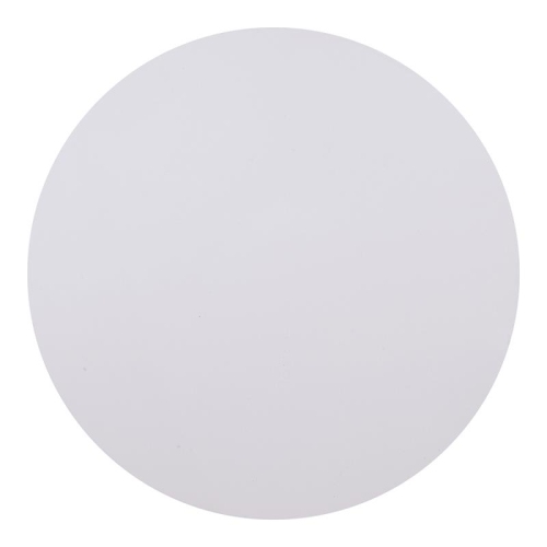 Furniture of America Borche Industrial Wood Round Coffee Table in White