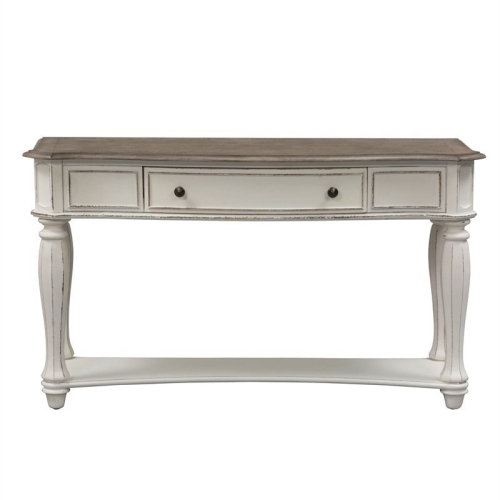 PEMBERLY ROW  Traditional Wood Sofa Table In In White