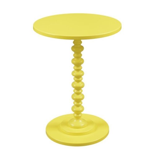 Pemberly Row Spindle Table in Yellow Wood Finish