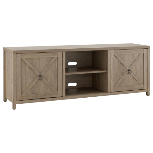 Henn&Hart 68" Antiqued Gray Oak TV Stand Best Buy Canada