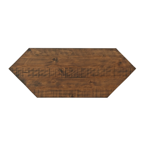 Martin Svensson Home Rustic Corner 50" Solid Wood TV Stand Natural Brown