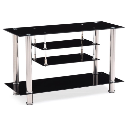 Pemberly Row 39" Wide Glass TV Stand Best Buy Canada