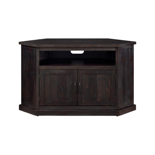 Martin Svensson Home Rustic Corner 50" Solid Wood TV Stand Espresso