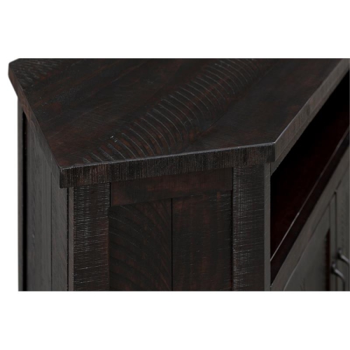 Martin Svensson Home Rustic Corner 50" Solid Wood TV Stand Espresso