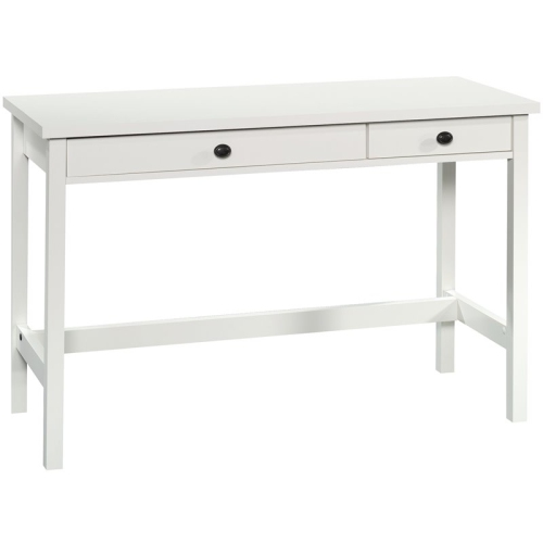 SAUDER  County Line 47" Rustic Wooden Writing Desk In Soft In White