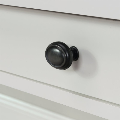 Sauder County Line 47" Rustic Wooden Writing Desk in Soft White