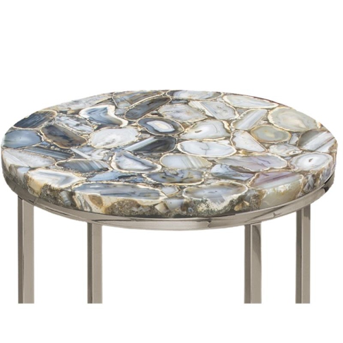 Onyx Nickel Agate Top Nesting Table