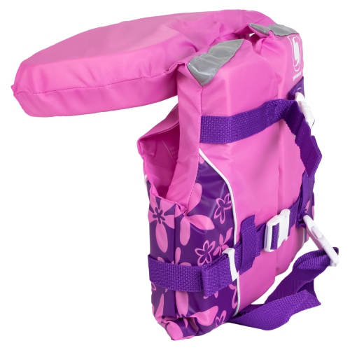 Swimline USCG Approved Pink Infant Life Vest with Handle for Girls - Up to 30lbs