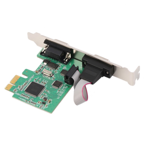 axGear High Speed 2 Port RS-232 RS232 Serial Port COM to PCI-E PCI Express Card