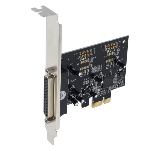 axGear Parallel PCIE PCI-E Express Controller Adapter Card For Desktop Computer Printer